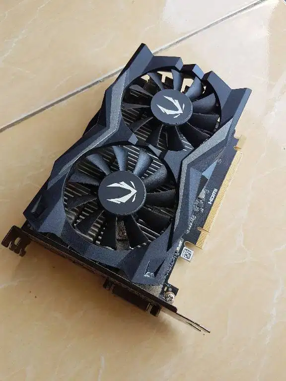 VGA Nvidia GTX 1650 4gb 128bit GDDR6 DX12 Zotac AMP dual fan