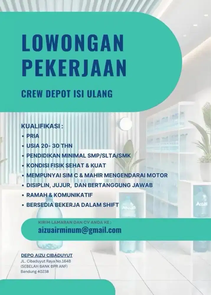 Crew Depot Isi Ulang Air Minum