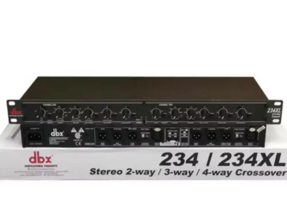 Crossover aktif dbx 234 xl grade A.