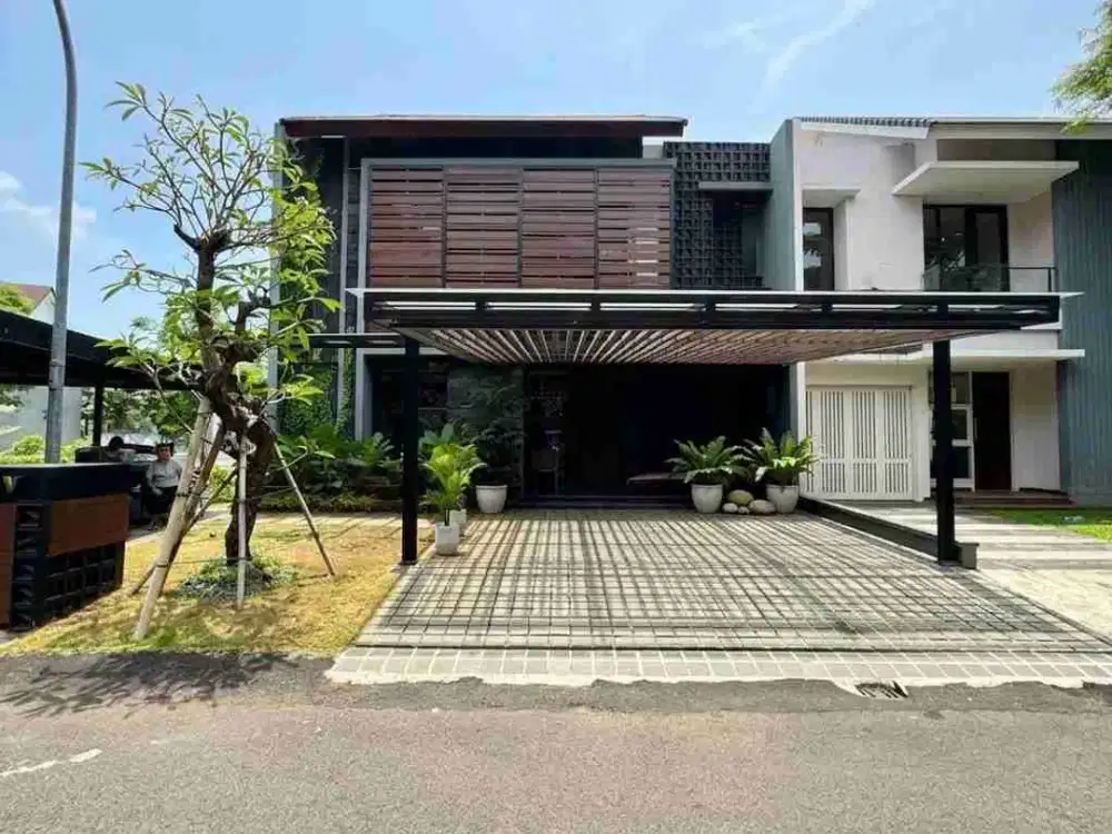 JUAL RUMAH MEWAH SUTERA
PALMYRA ALSUT FULL FURNISHED HOEK SIAP HUNI PREMIUM INTERIOR