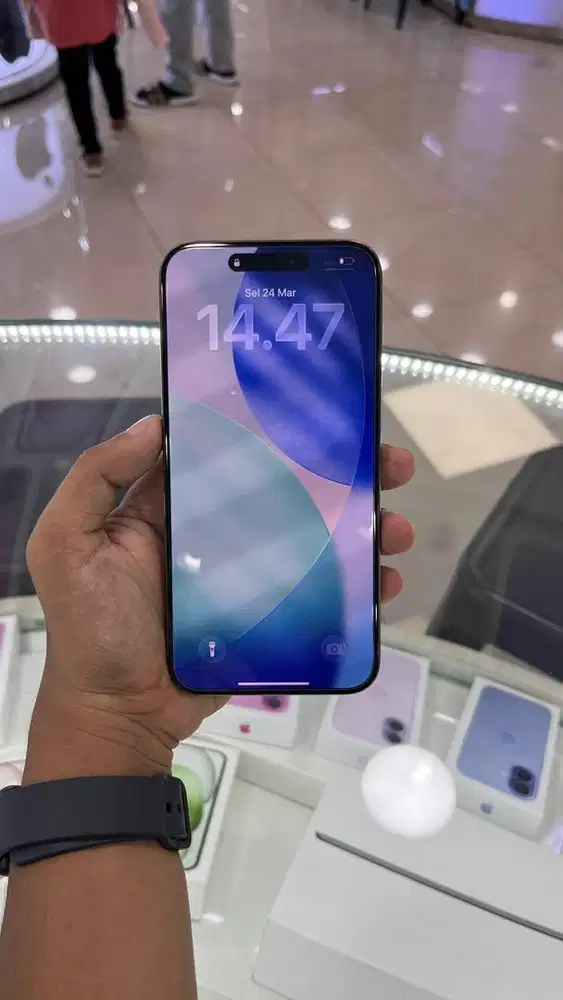 Iphone 15 promax 256 ibox natural titanium