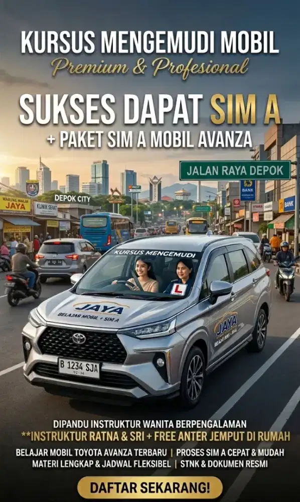 KURSUS MENGEMUDI MOBIL PROFESIONAL