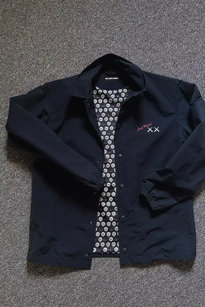 Uniqlo coach jacket Andy warholl Kaws Navy - XS
