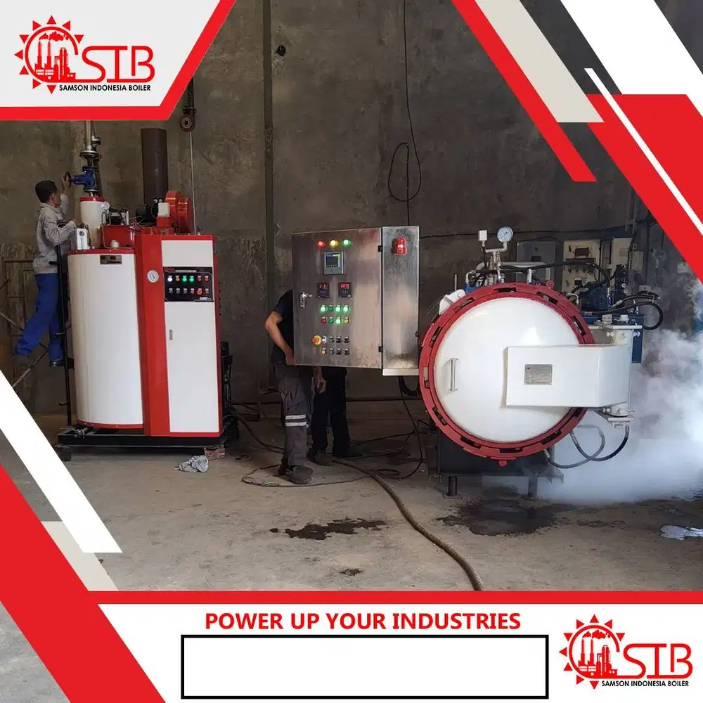 Mesin Retort Autoclave Hydraulic Door Otomatis Pengunci Hidrolik