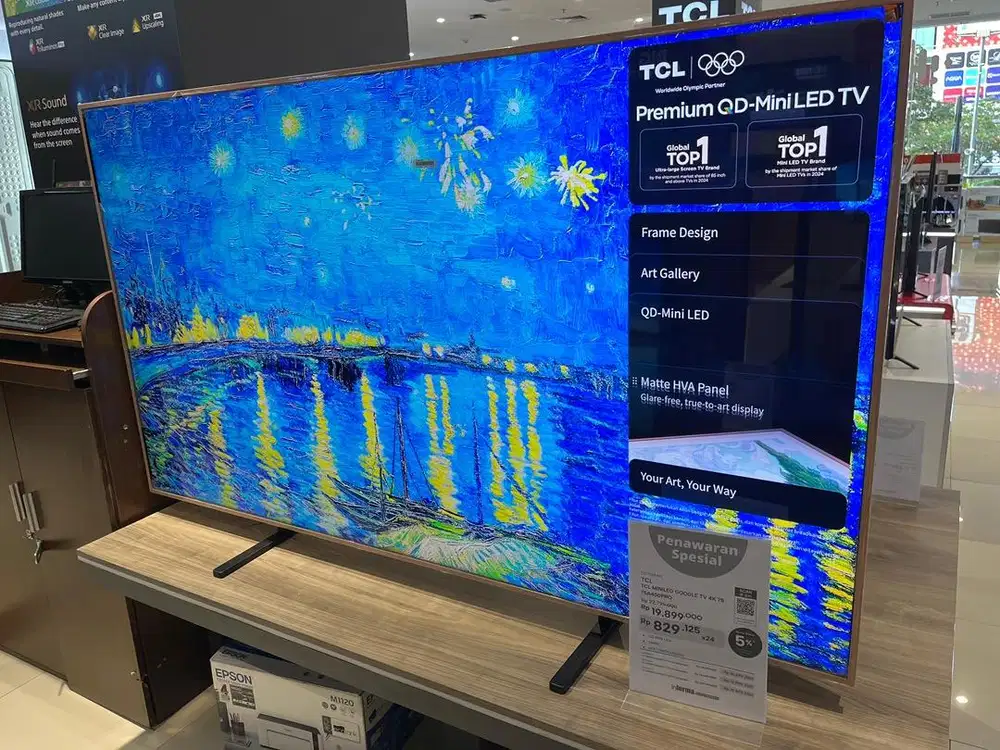 TV TCL MINILED GOOGLE TV 4K 75 INCH A400PRO