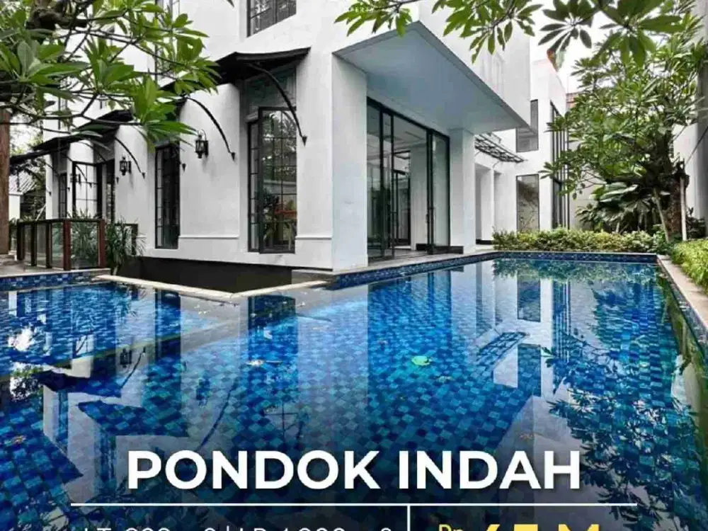 LUXURY MODERN CLASSIC HOUSE
BRAND NEW, SEMI FURNISHED di PONDOK INDAH JAKARTA SELATAN