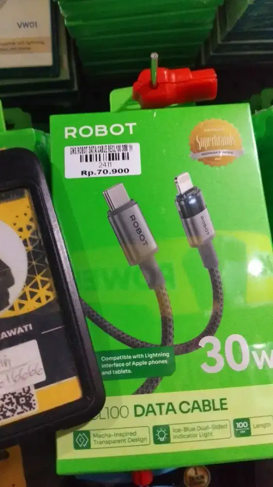 ROBOT DATA CABLE RECL100 30W 1M | ATLANTIS DAHSYAT