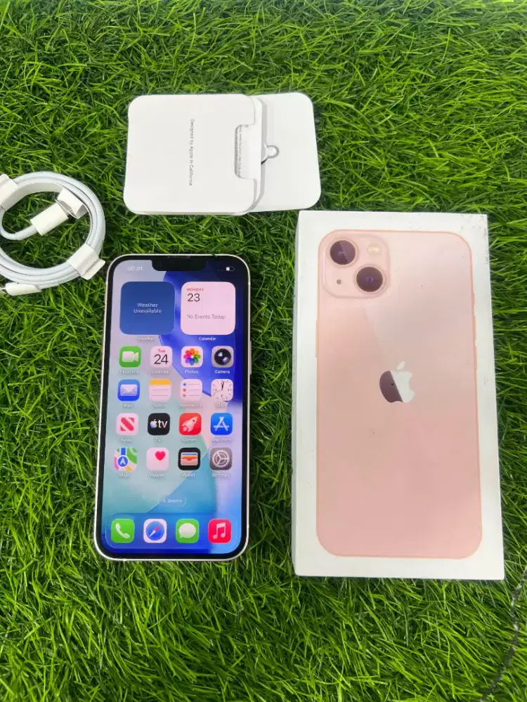 iPhone 13 pink 128gb lengkap