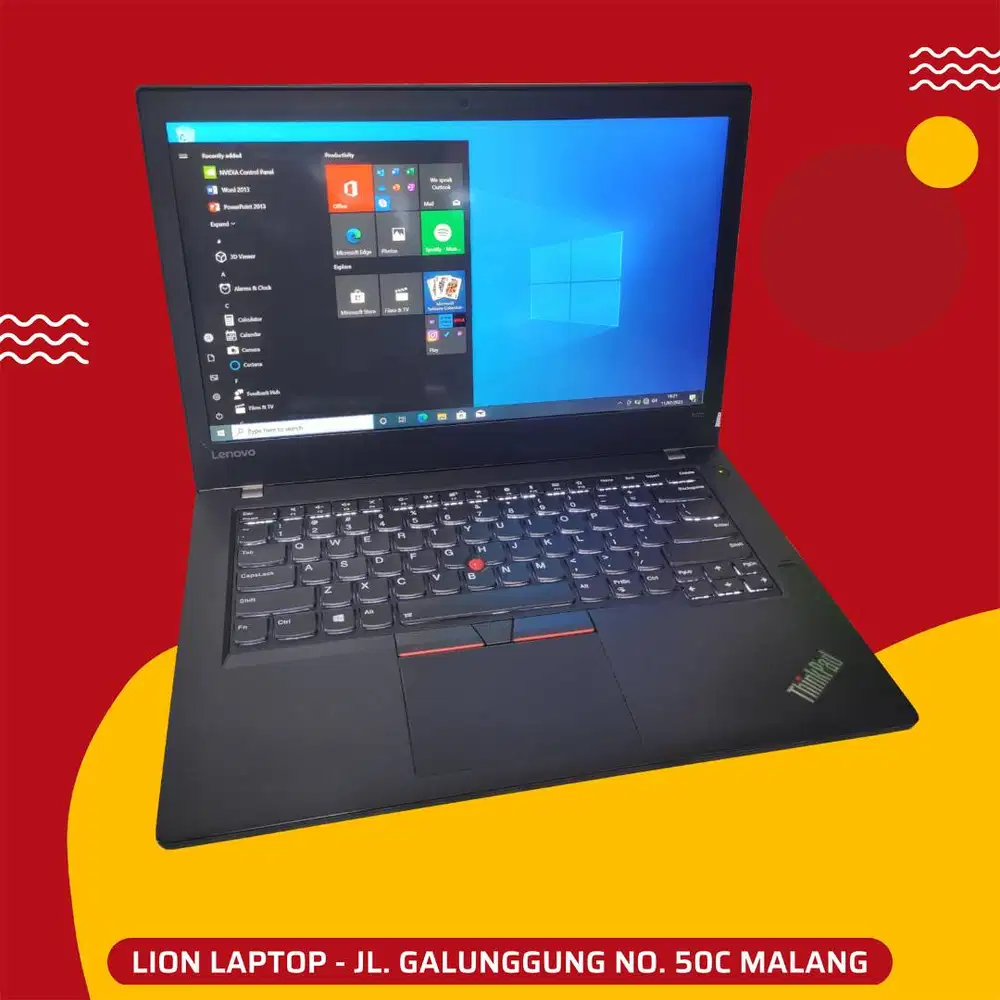 RAM 8GB SSD 256GB i5 Touchscreen Lenovo Thinkpad T470 [24|03]