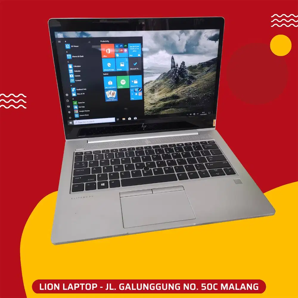 Core i7 gen 8 RAM 8GB Touchscreen Slim HP Elitebook 830 G6 [24|03]