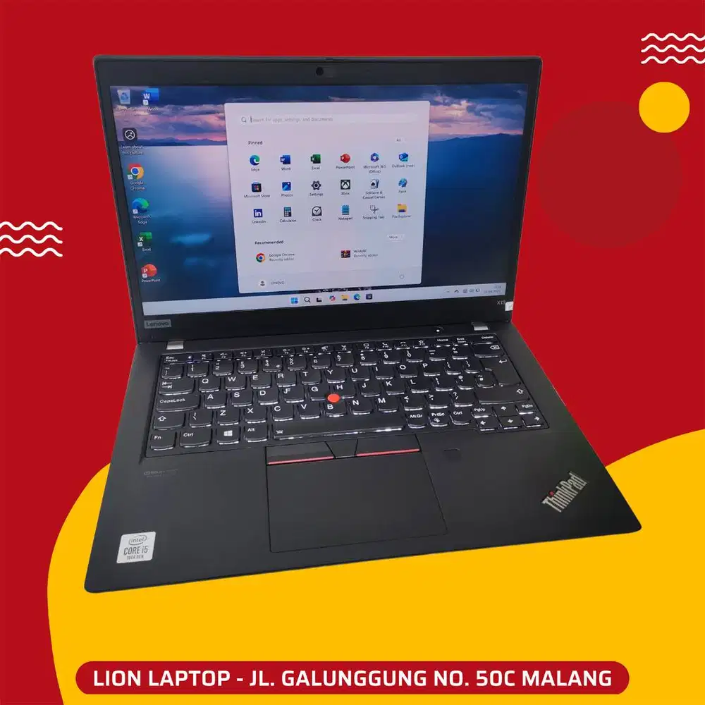 Core i5 Gen 10 slim mulus RAM 8GB SSD 256 Lenovo Thinkpad X13 [24|03]