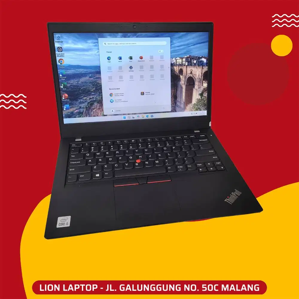 i5 Gen 10 Murah RAM 8GB SSD 256GB Lenovo Thinkpad L14 [24|03]
