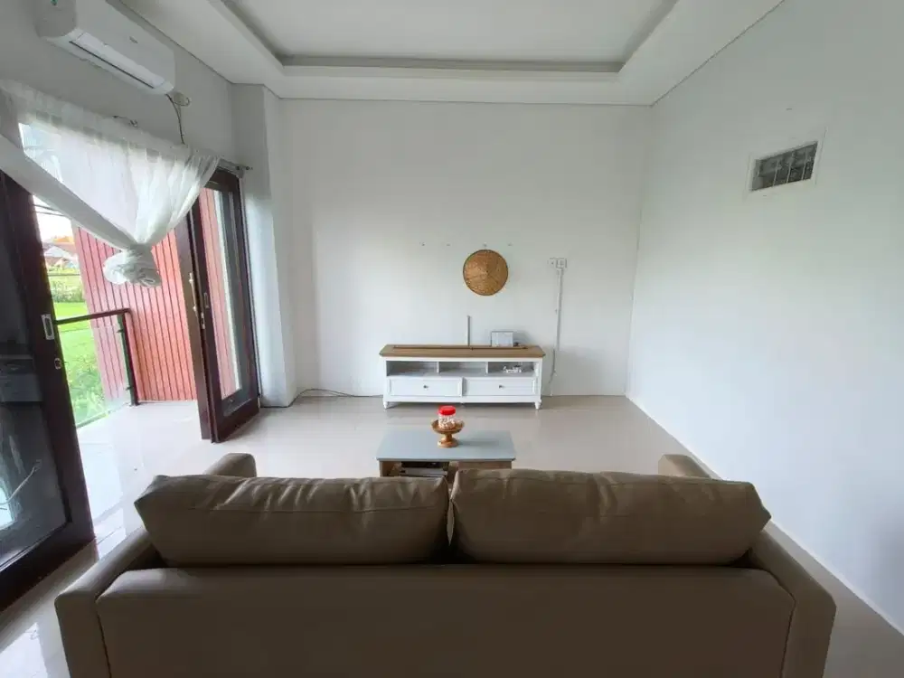 Rumah Dengan Pemandangan Sawah Siap Huni, Dekat Tol dan Kawasan Pariwisata Sanur