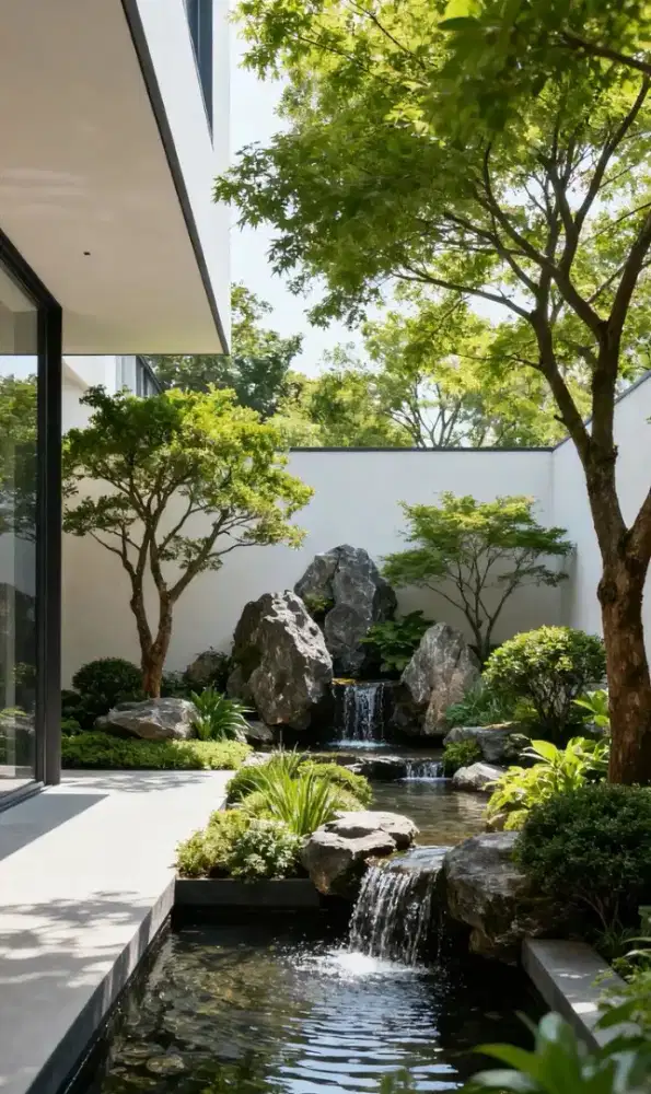 Jasa pembuatan kolam relif kolam ikan koi dll #