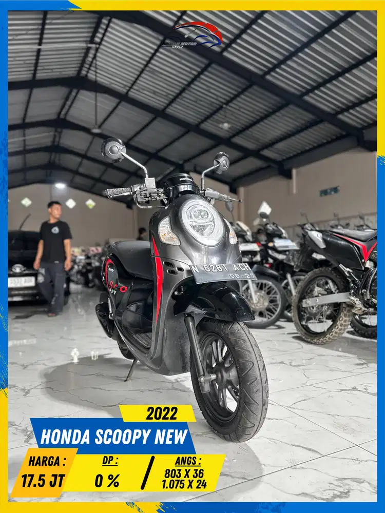 HONDA SCOOPY NEW 2022 NEGO GAS POLL MASZEHH HIKMAH MOTOR KEPUH MALANG