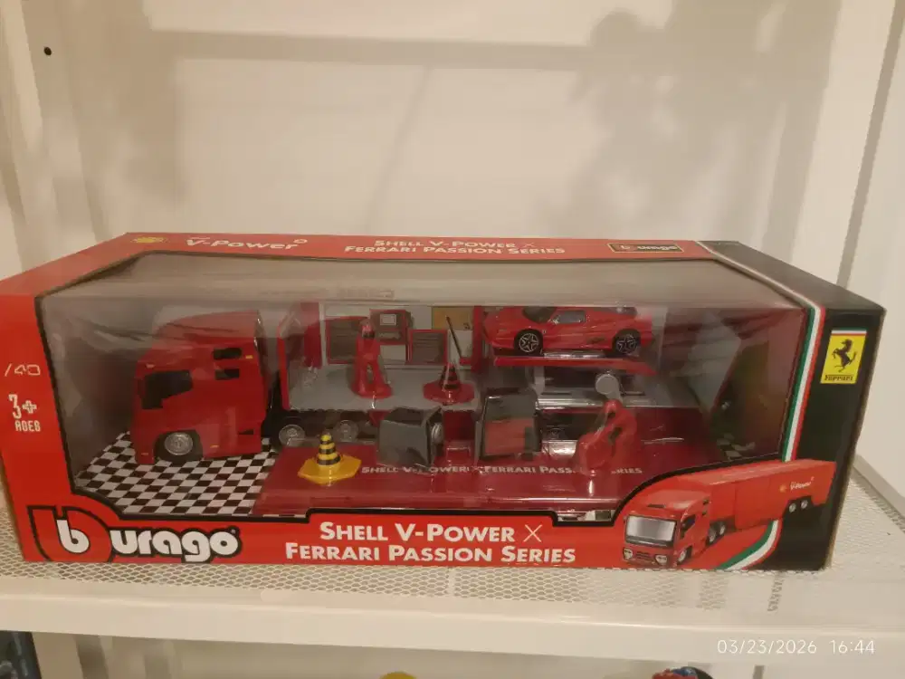 Burago Shell Vpower Ferrari Passion Series