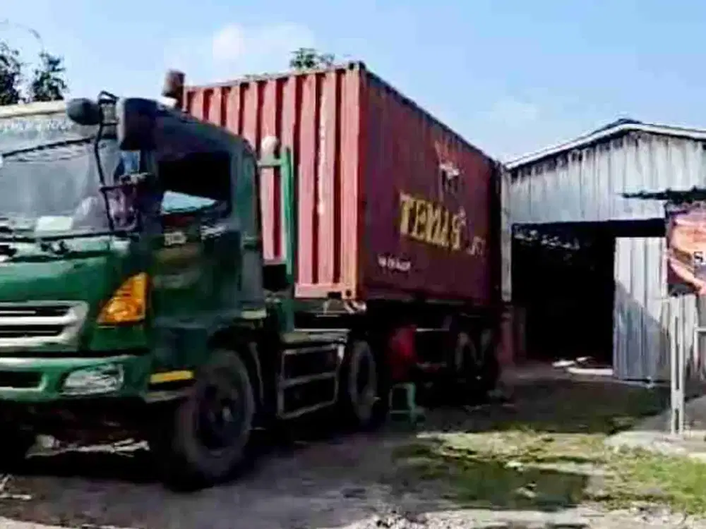 Disewakan Gudang/Workshop Masuk Kontainer Pinggir Jalan Ciakar Panongan Tangerang