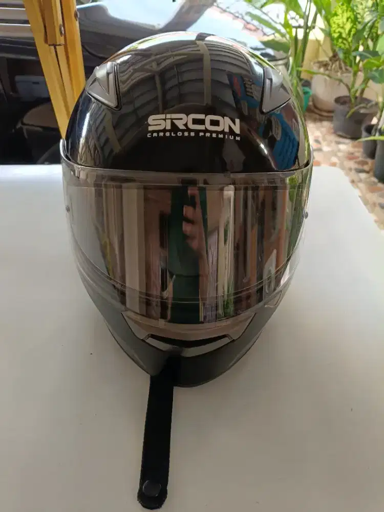 Helm Cargloss Sircon Premium Fullface DOT anti fog dan kardus ada.