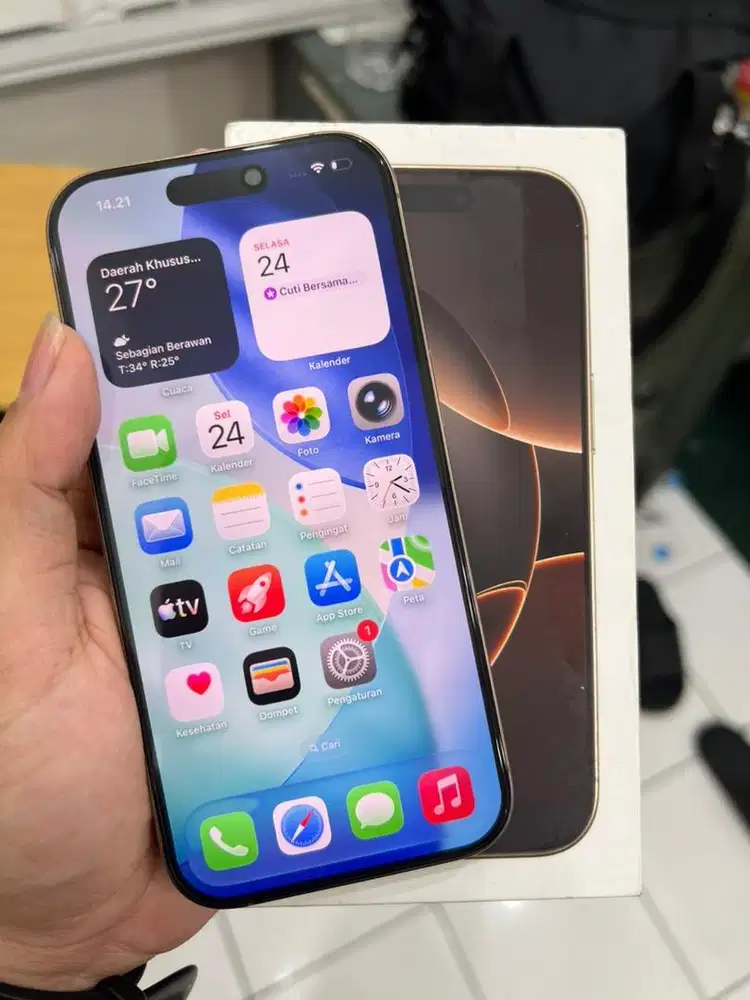 Iphone 16 Pro 256gb gold ibox fulset