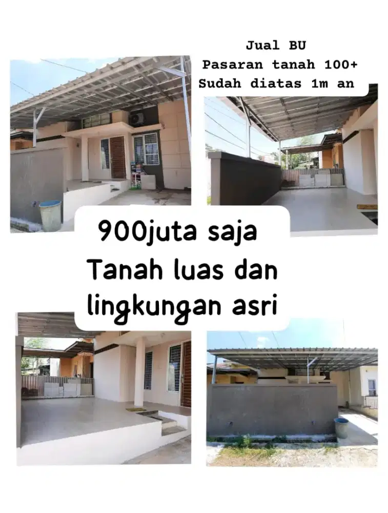 Rumah pinggir lapangan terbang pondok cabe