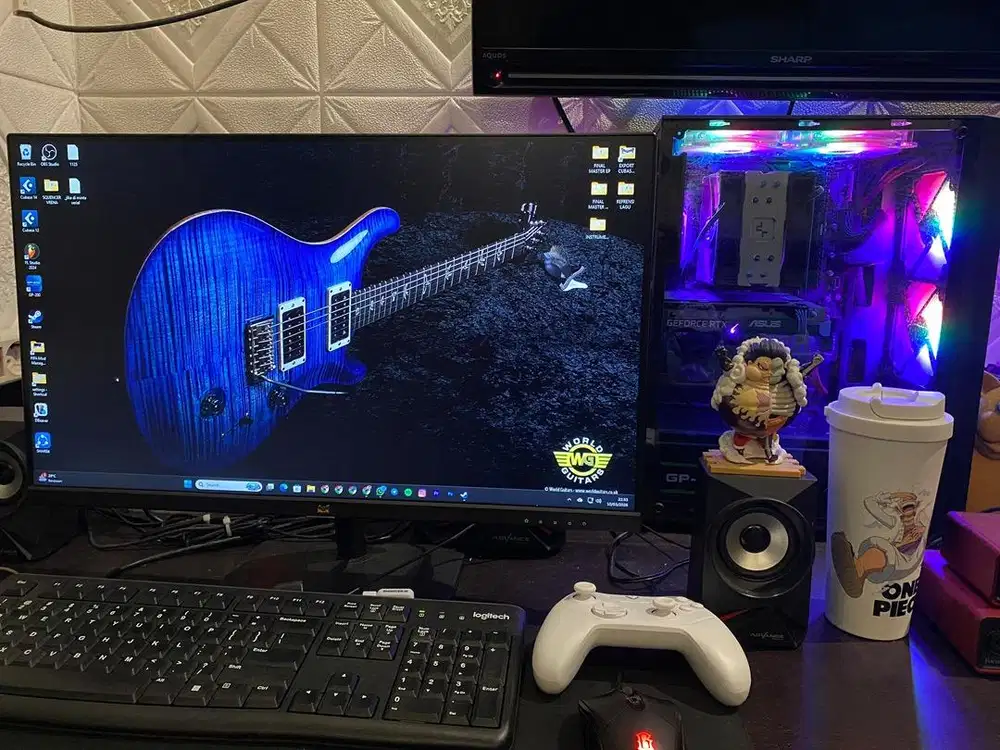 PC Gaming Intel Core i5 RTX 3050 16GB 512GB W11 Pro + Monitor