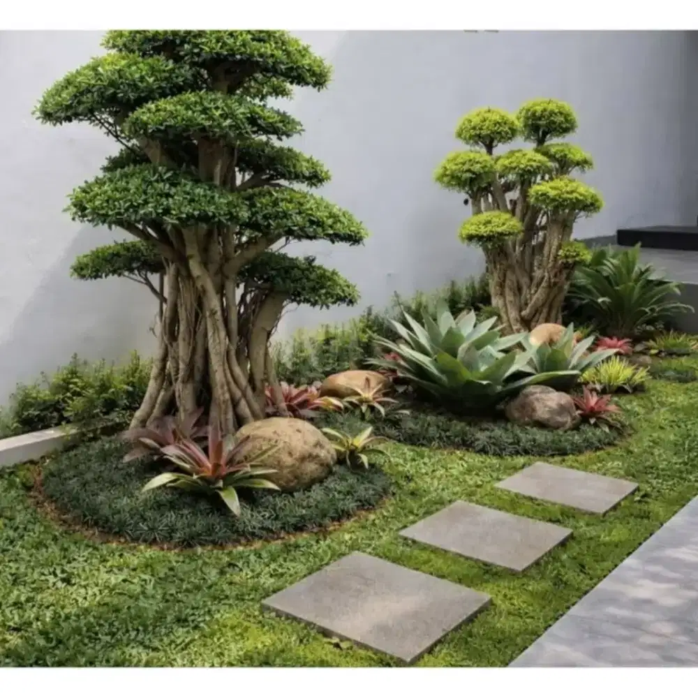 Jasa pembuatan taman sintetis taman korea taman kering dll #5
