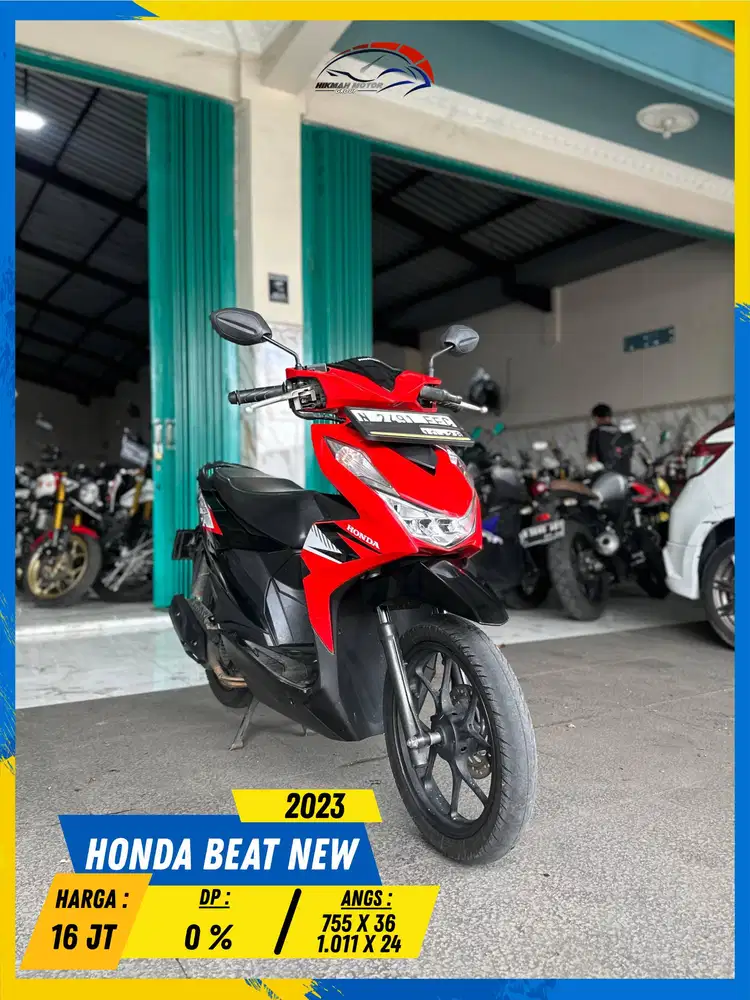 HONDA BEAT NEW 2023 MONGGO NEGO MASZEHH HIKMAH MOTOR KEPUH MALANG
