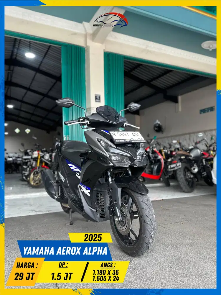 YAMAHA AEROX ALPHA 2025 LIKE NEW BOSKUU HIKMAH MOTOR KEPUH