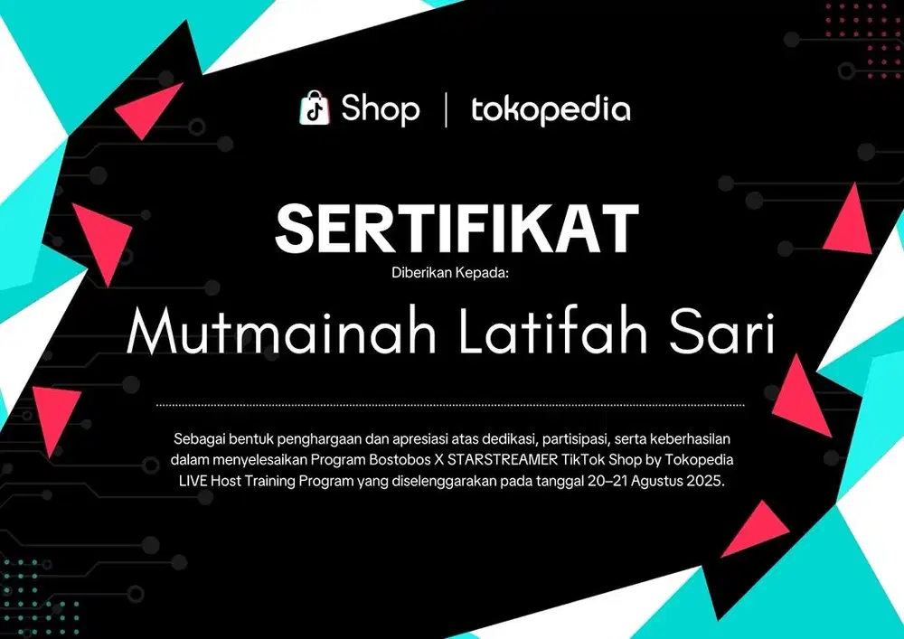 Cari lowongan kerja hostlive