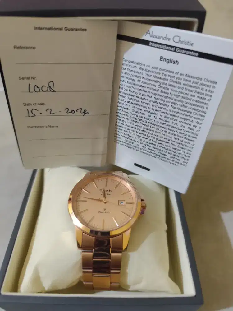 Alexander Christie 1008 Rosegold