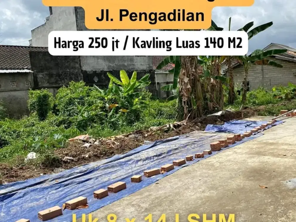 dijual tanah kavling palembang dekat PT Indofood