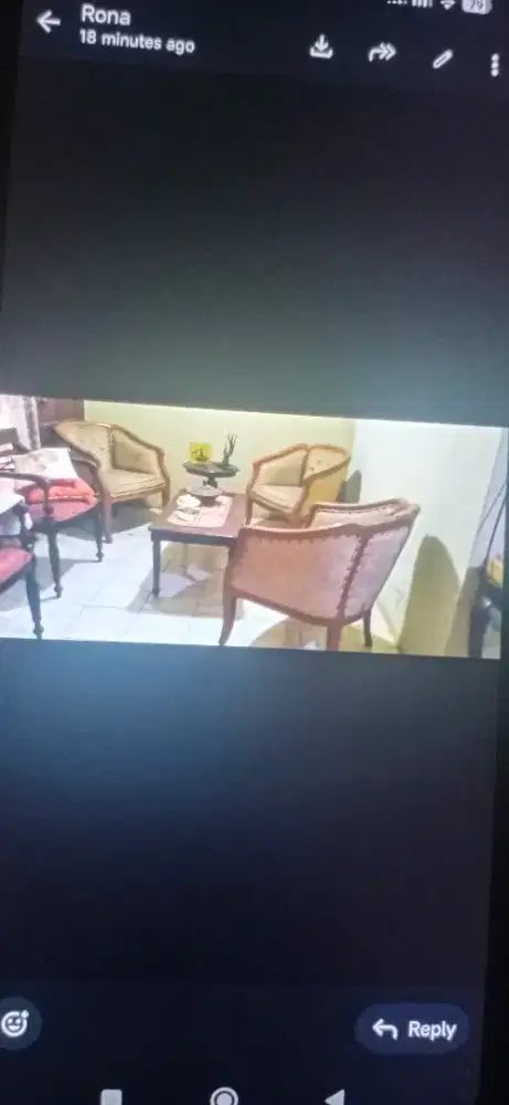 3 sofa kayu jati plus meja