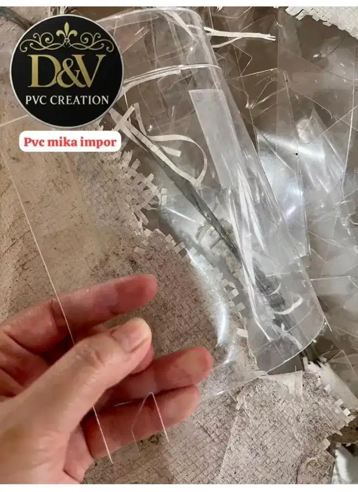 Jual BS pvc mika bening impor