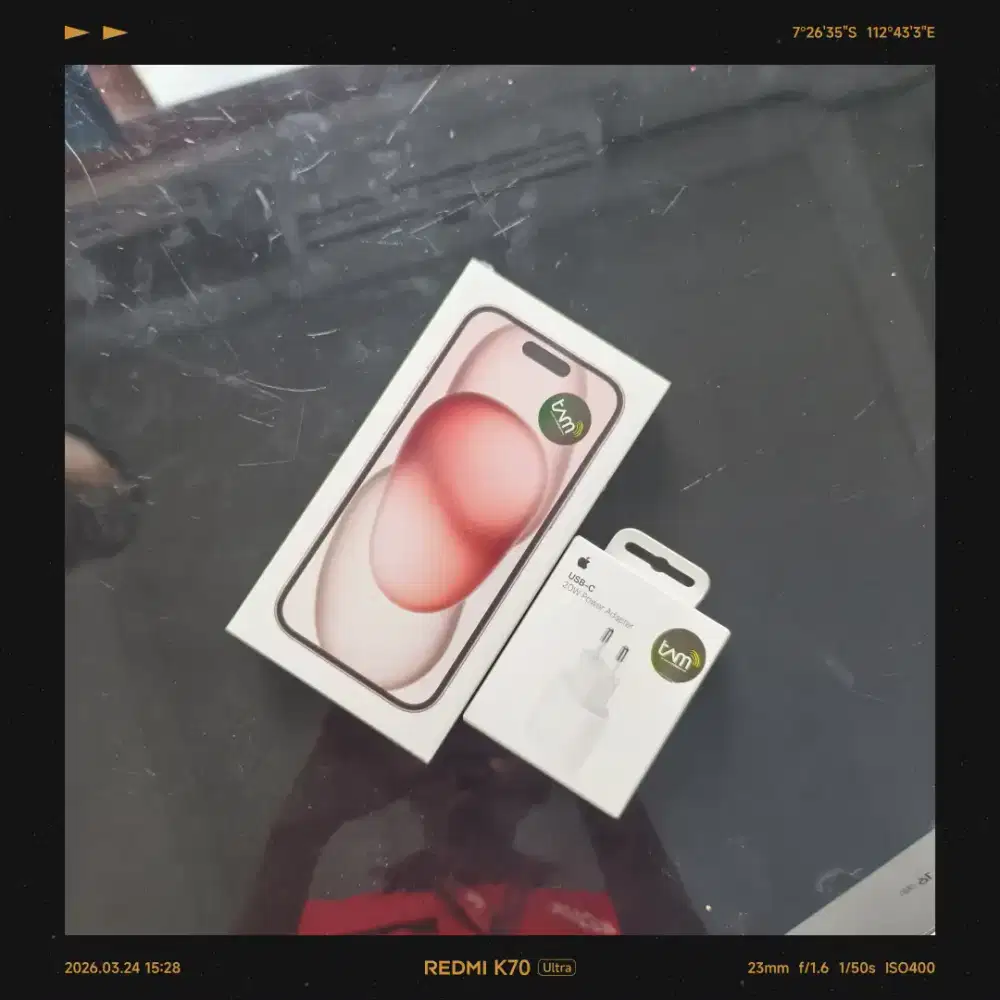 iPhone 15 128 garansi resmi iBox barang baru