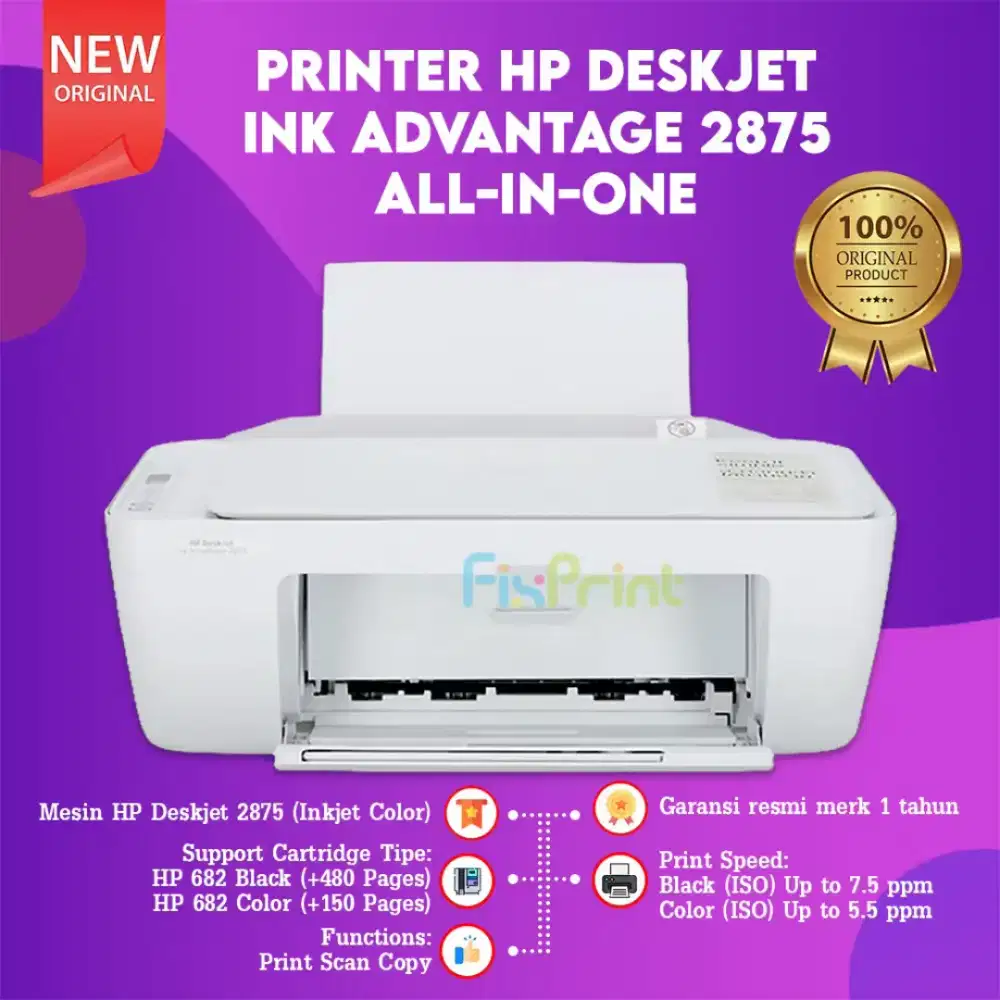 Printer HP Wi-Fi All in One 2875