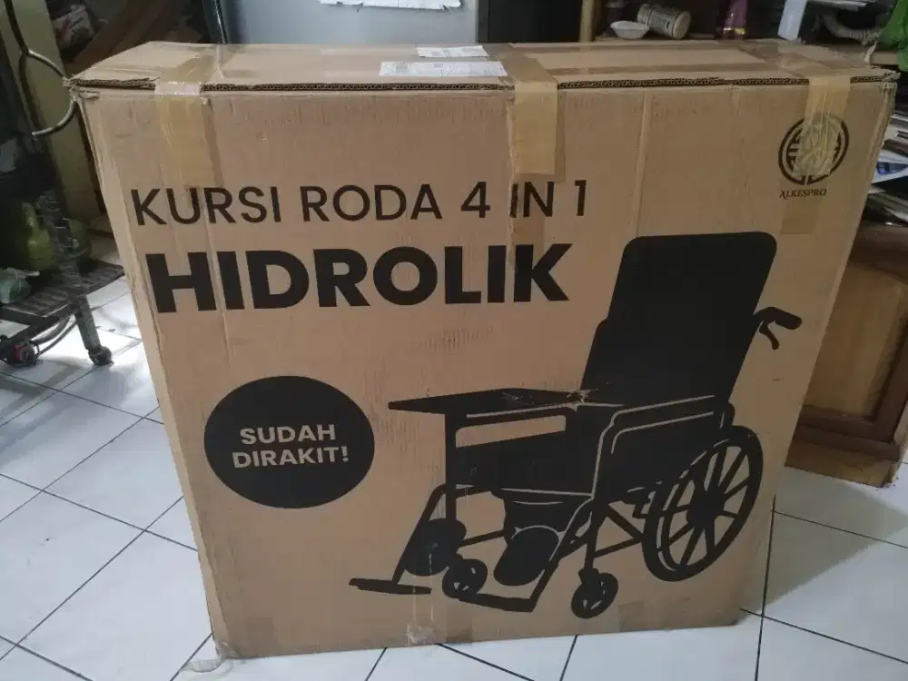 Kursi Roda 4 in 1 hidrolik alkespro