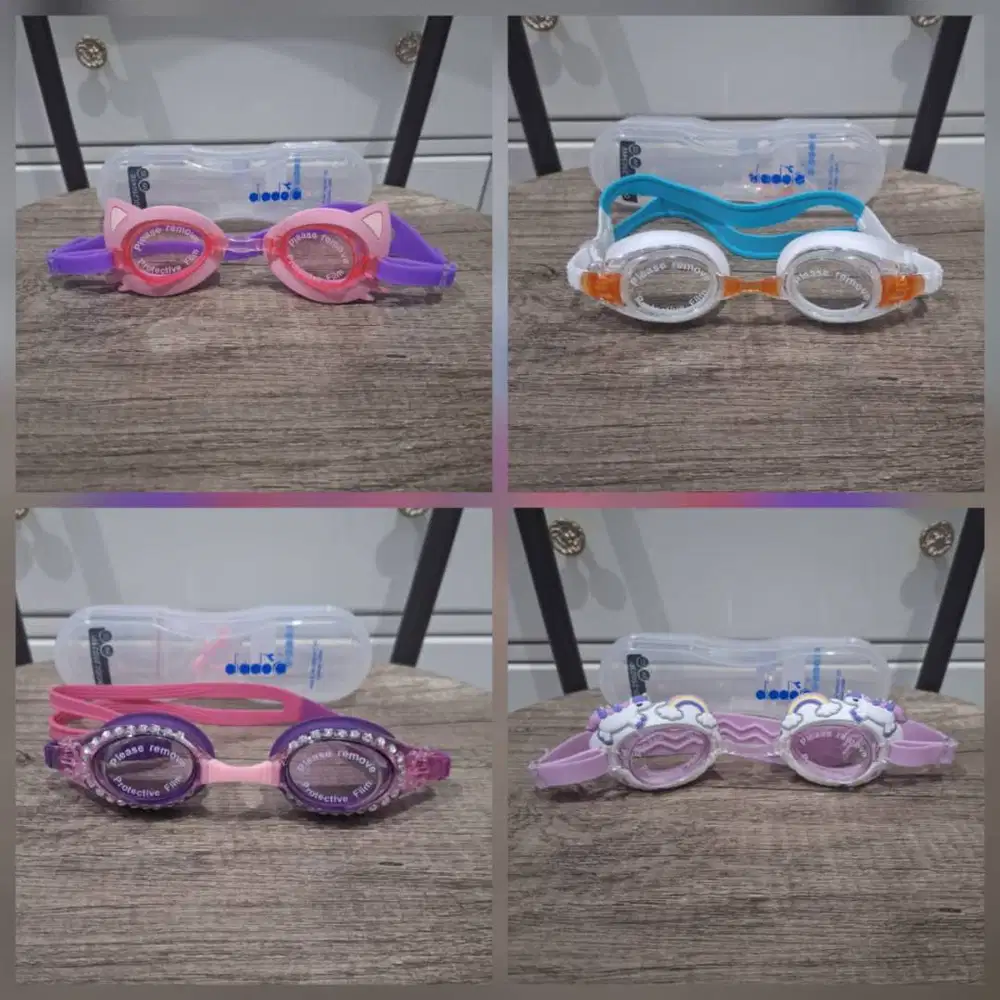 Kacamata Renang Diadora - Kids/Anak - Junior Goggles with UV Protect O