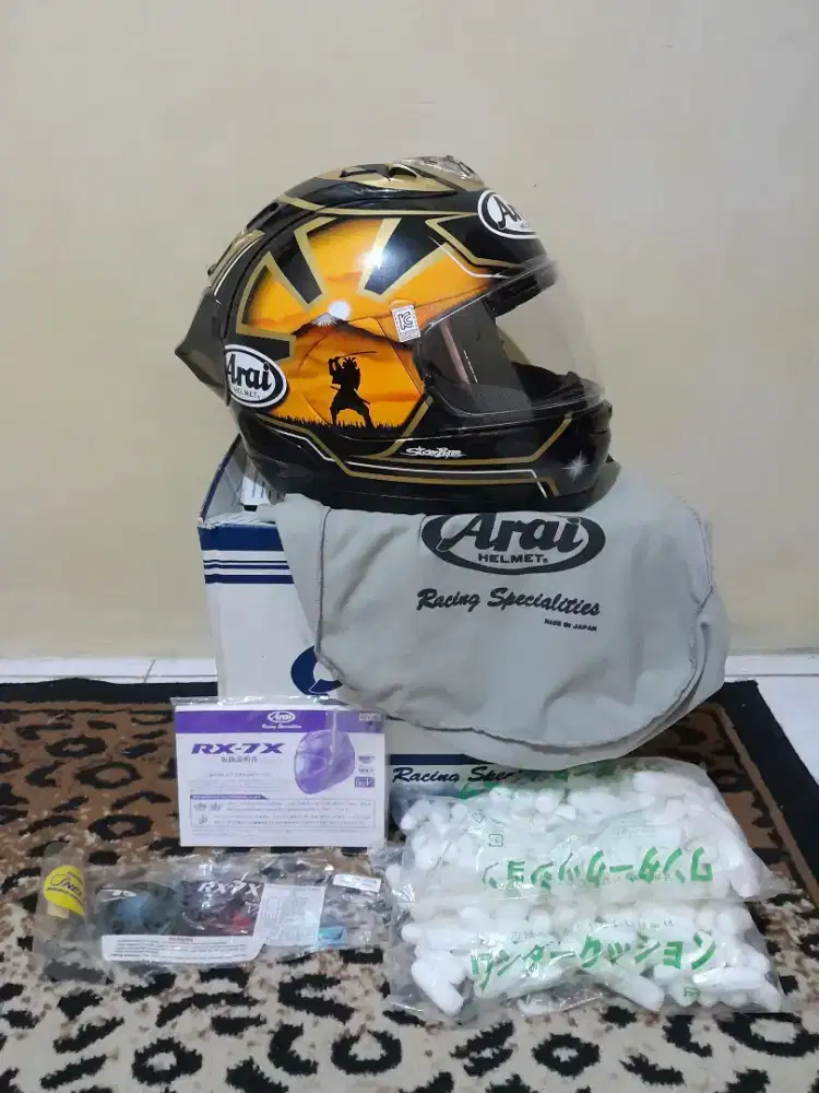 Arai Rx7x pedrosa spirit gold