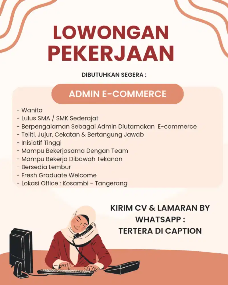 LOWONGAN KERJA ADMIN
