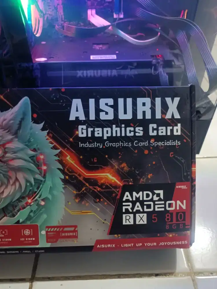 Aisurix AMD RX 580 8GB no minus