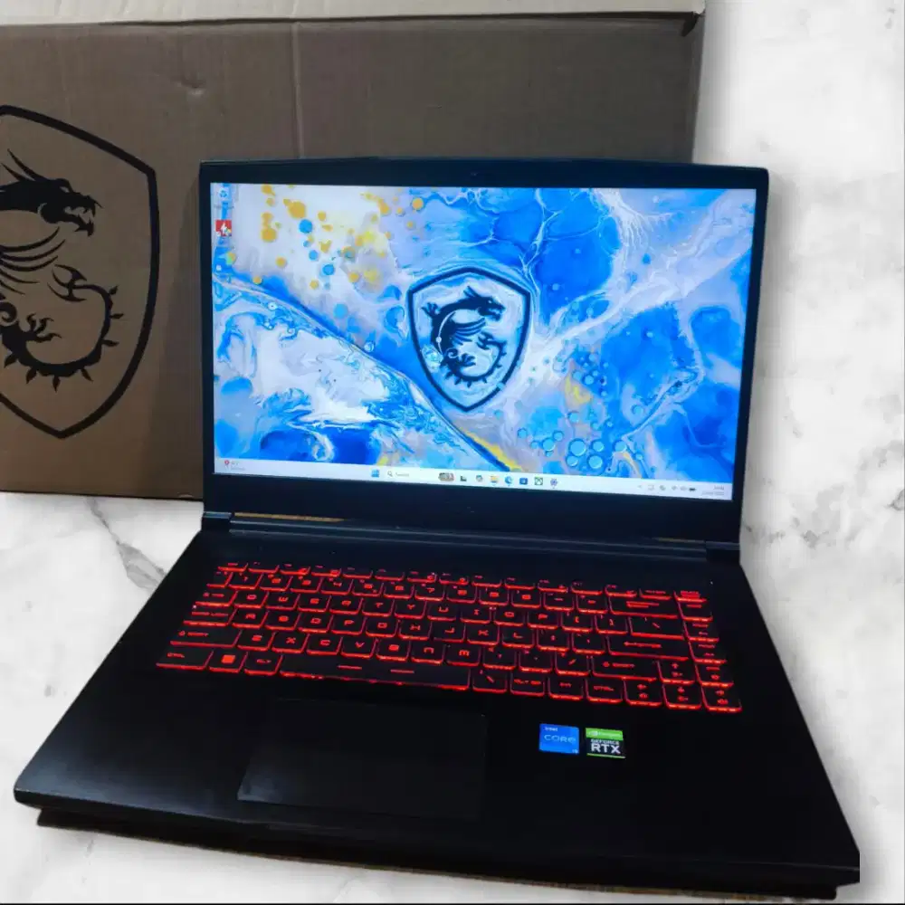 MSI GF63 -104 EVOLVE THIN [GEN 10] RAM SSD 512GB DUALVGANvidia RTX3050