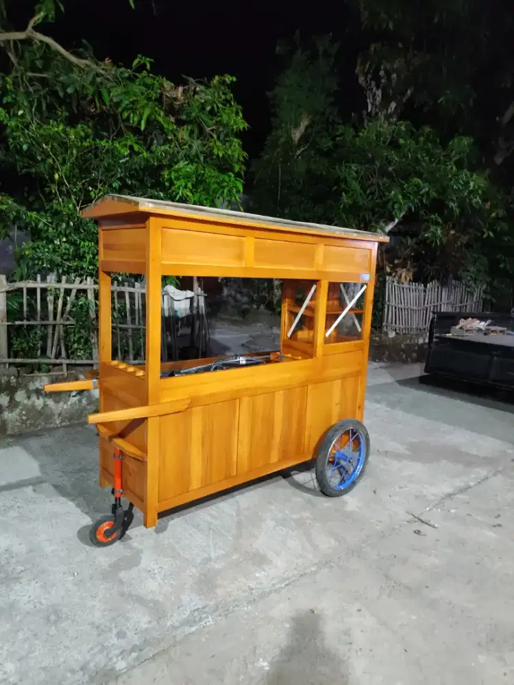 Gerobak Angkringan jg Melayani Pesanan Grobak Bakso Mie Bubur Sate dlL