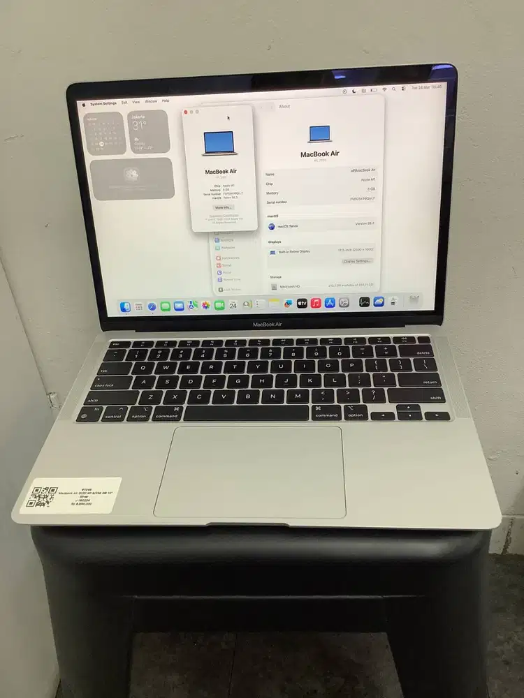 READY!! MACBOOK AIR 2020  M1 8/256 GB