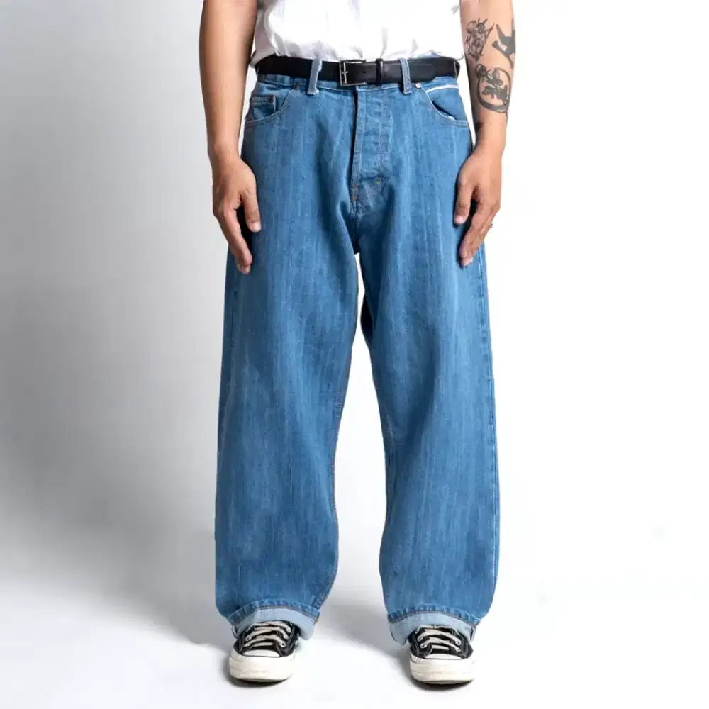 Pride N Joy - Celana Jeans Brandy 16 Oz Mid Selvedge Washed