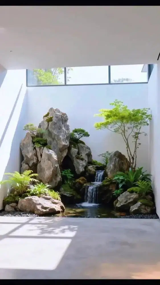 Jasa pembuatan kolam air terjun kolam ikan koi kolam relif dll #8