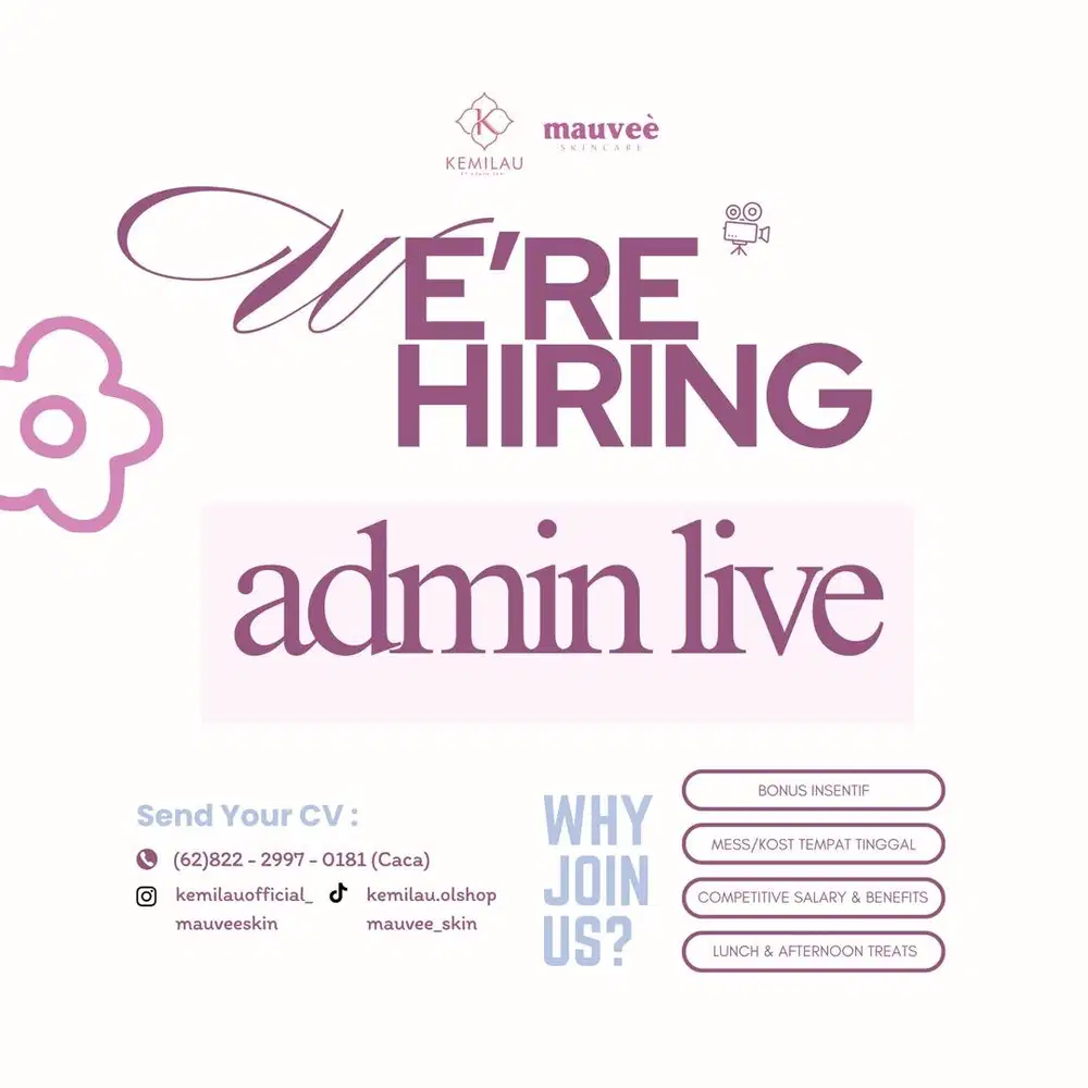 LOKER UNTUK ADMIN OLSHOP