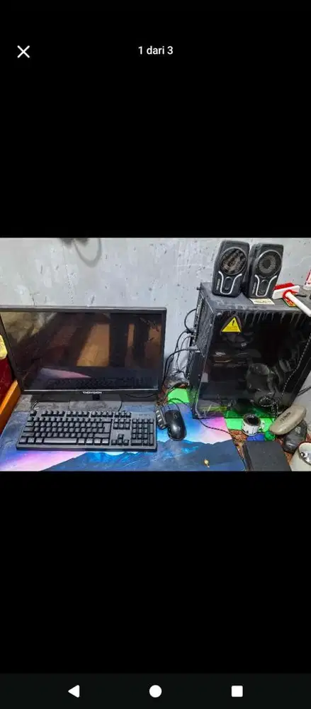 Jual Komputer satu set . siap pakai buat gaming juma oke
