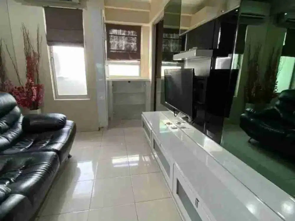 PUNCAK PERMAI Lantai 6‼️ Apartemen 2BR Full Furnish dekat Pakuwon Mall Surabaya Barat