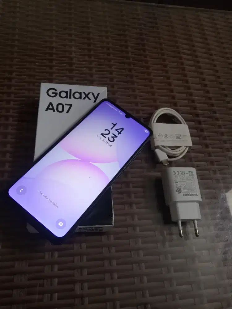 Samsung a07 4/64 Fullset ori no minus