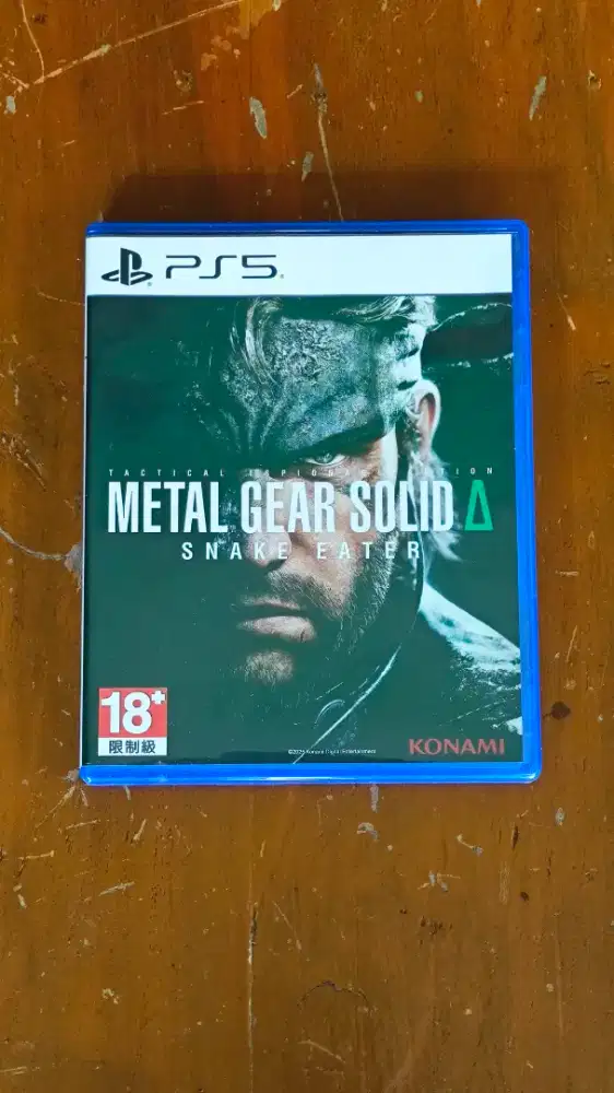 Metal Gear Solid Snake Eater Kaset BD PS5